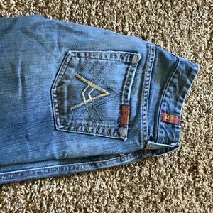 7 for all mankind straight leg jeans